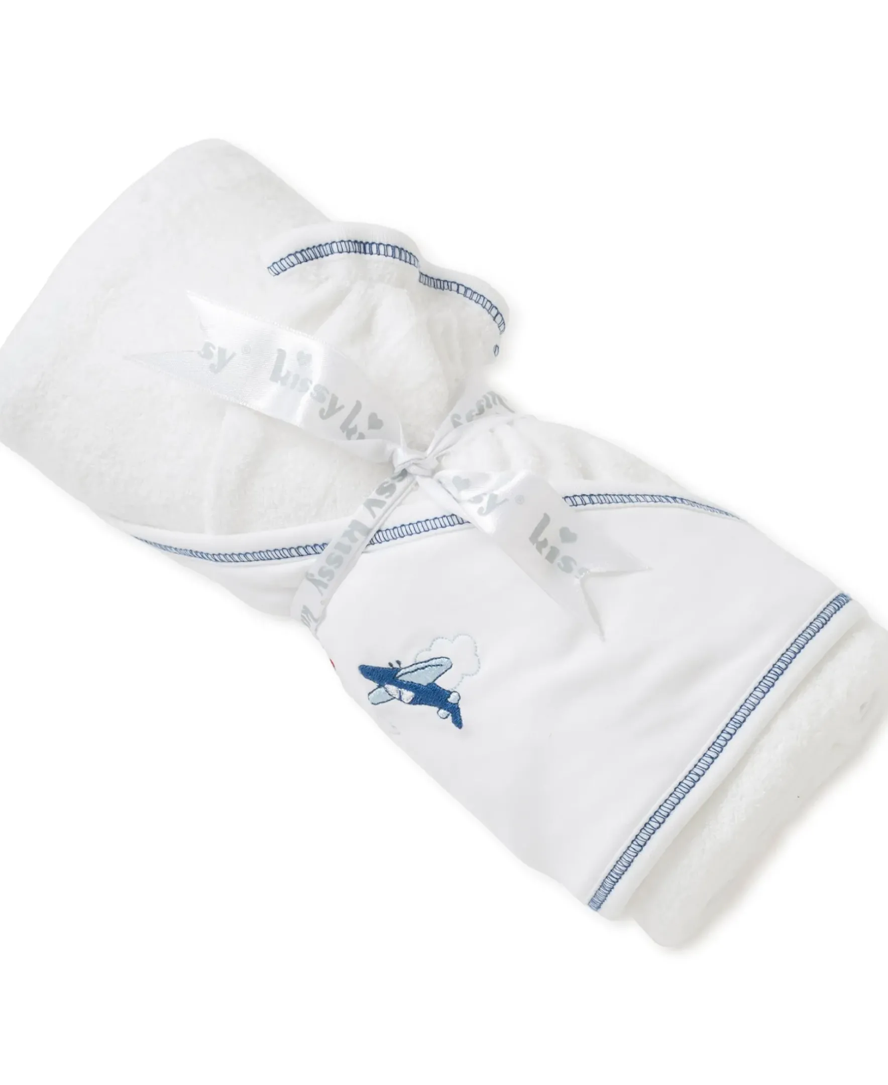 Kissy Kissy Aviators Hooded Towel & Mitt Set> Hooded Bath Towels|Classic Collections