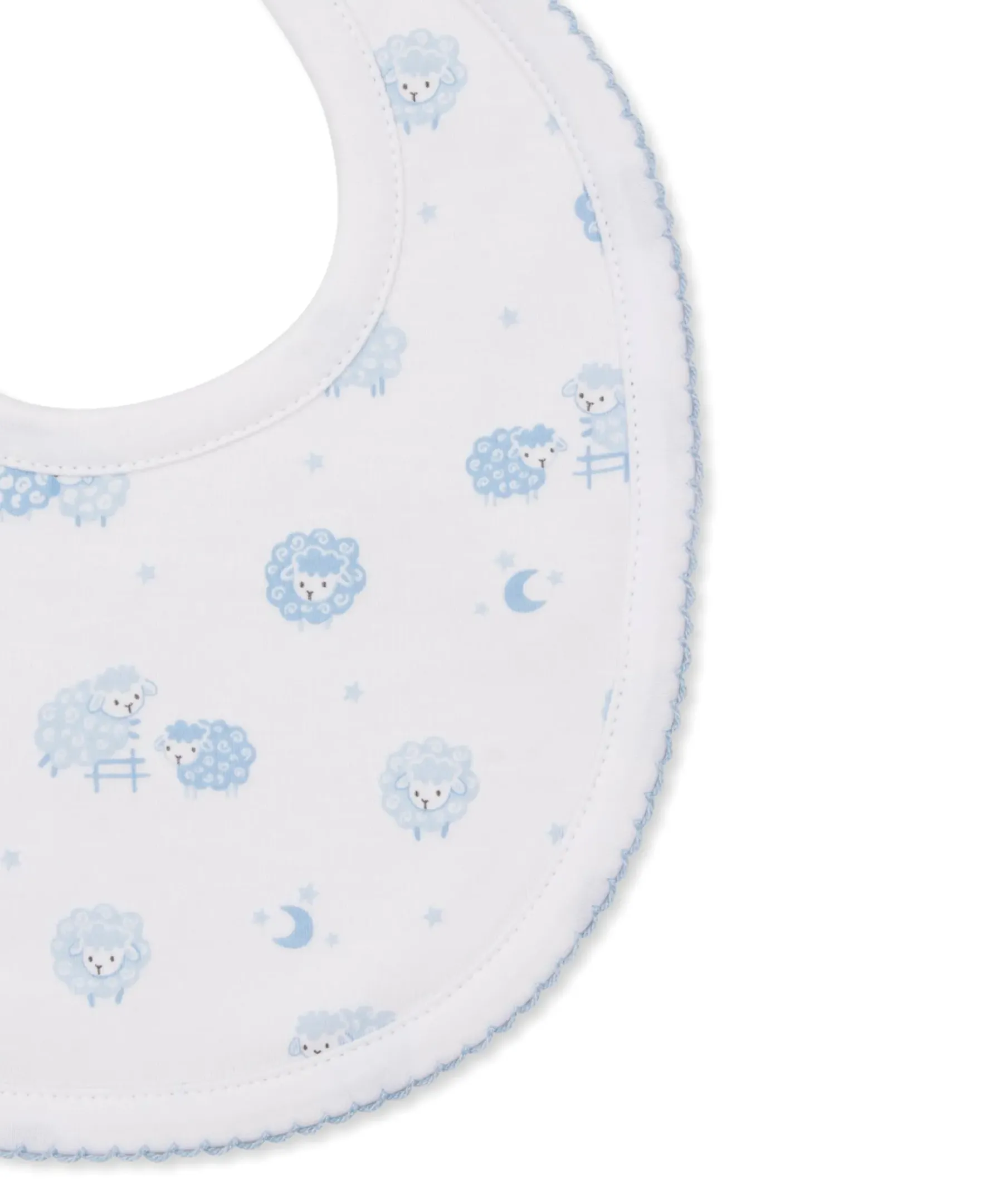 Kissy Kissy Baa Baa Baby Sheep Blue Bib> Bibs