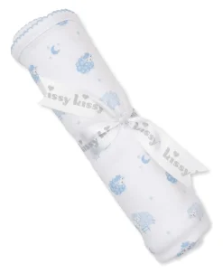 Kissy Kissy Baa Baa Baby Sheep Blue Blanket> Blankets