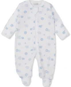 Kissy Kissy Baa Baa Baby Sheep Blue Zip Footie> Pajamas|Footies