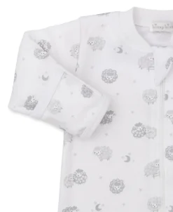 Kissy Kissy Baa Baa Baby Sheep Zip Footie> Footies|Pajamas