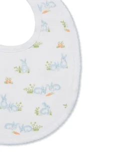 Kissy Kissy Baby Bunny Patch Blue Bib> Bibs