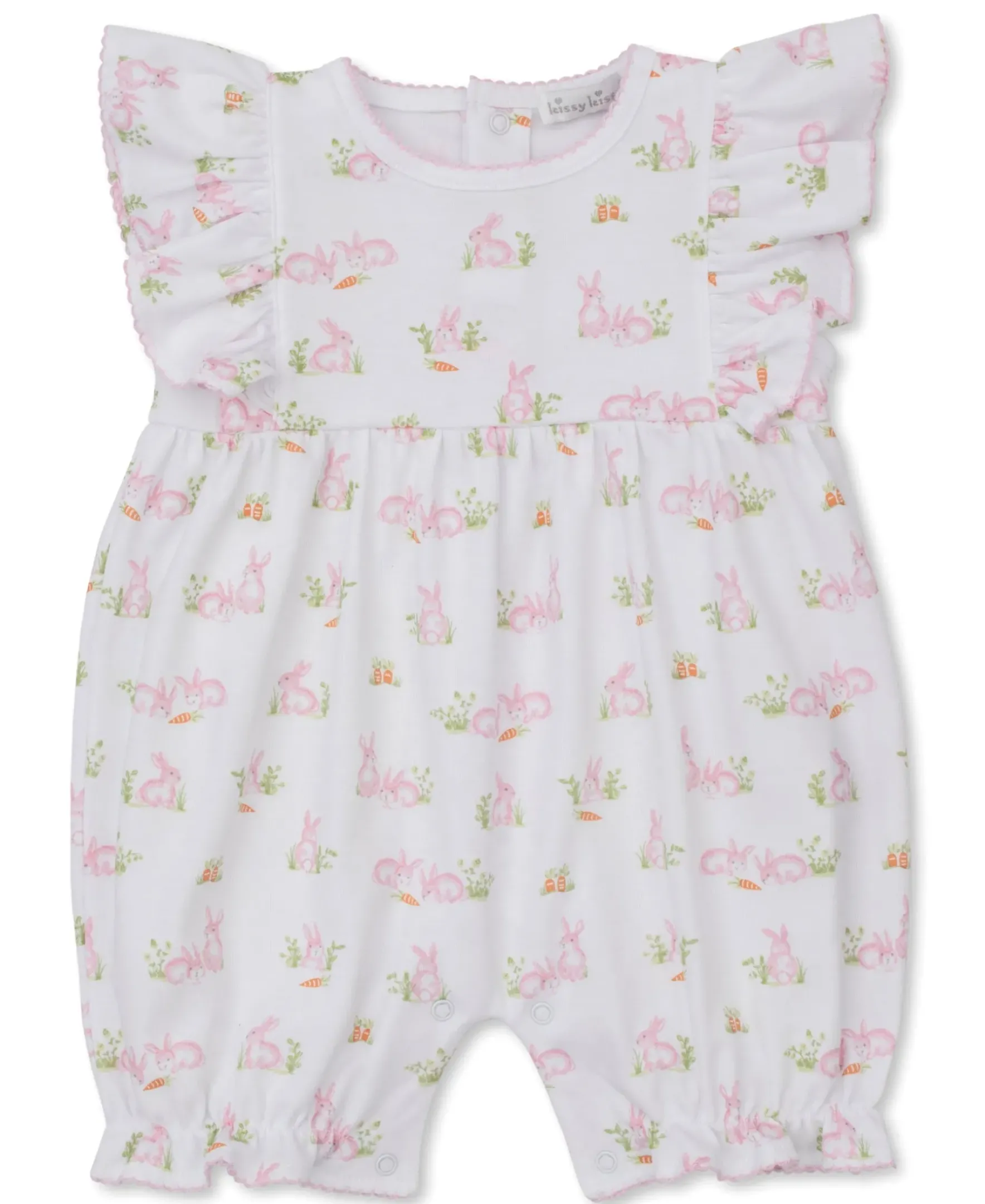 Kissy Kissy Baby Bunny Patch Print Playsuit> Playsuits