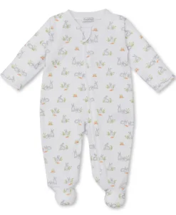 Kissy Kissy Baby Bunny Patch Zip Footie> Footies|Pajamas
