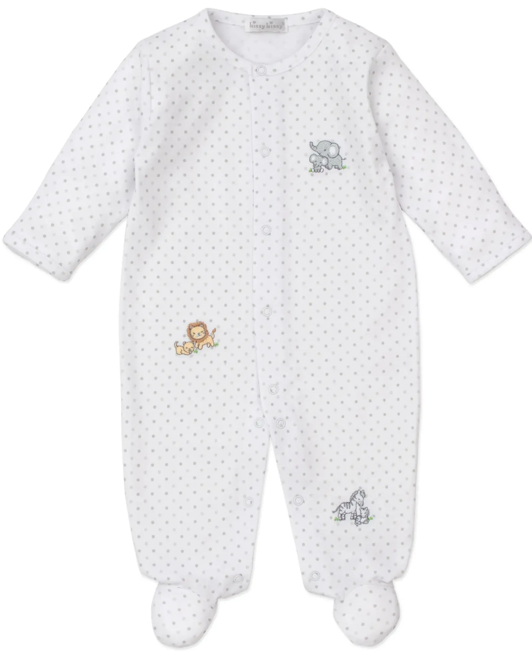 Kissy Kissy Baby Jungle Playdate Dot Footie> Footies