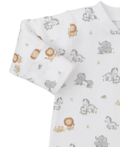 Kissy Kissy Baby Jungle Playdate Zip Footie> Footies|Pajamas