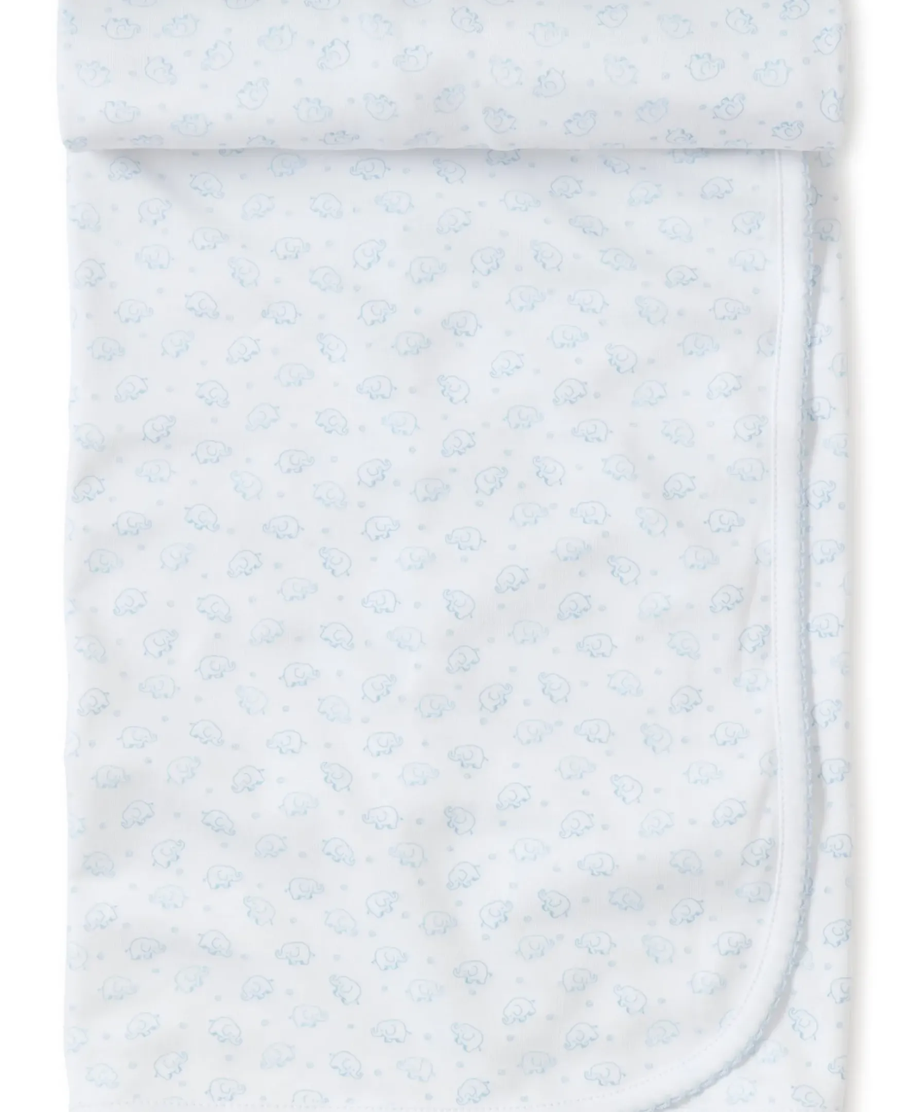 Kissy Kissy Blue Ele-Fun Blanket> Blankets|Classic Collections