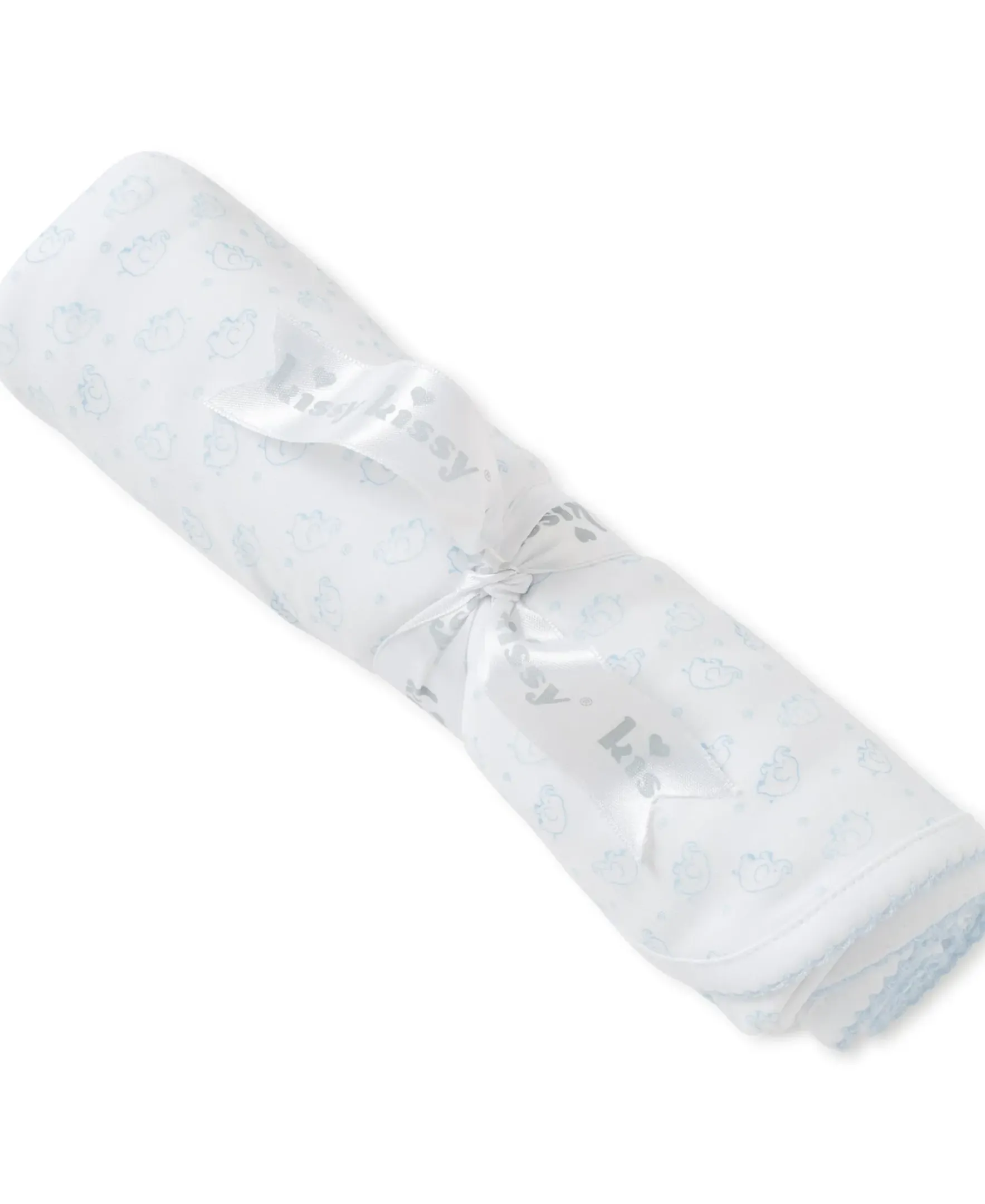 Kissy Kissy Blue Ele-Fun Blanket> Blankets|Classic Collections