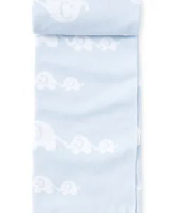 Kissy Kissy Blue Elephant Knit Novelty Blanket> Blankets|Classic Collections