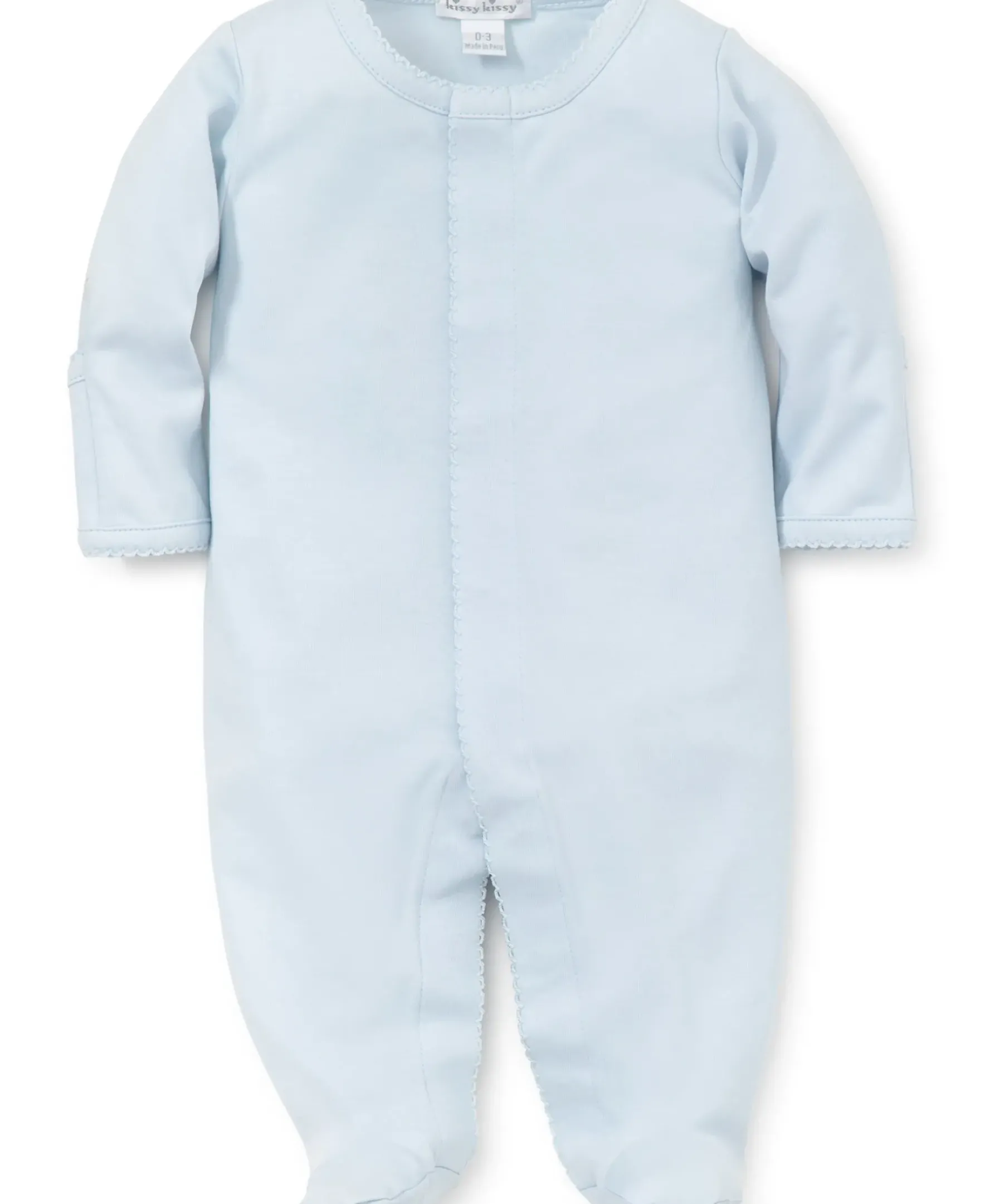 Kissy Kissy Blue Kissy Basics Footie NEW> Footies|Classic Collections