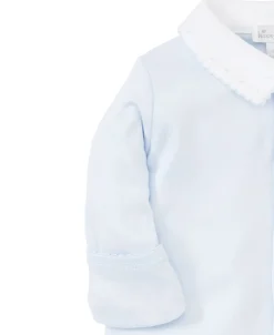 Kissy Kissy Blue Kissy New Beginnings Footie w/Collar><noscript><img width=
