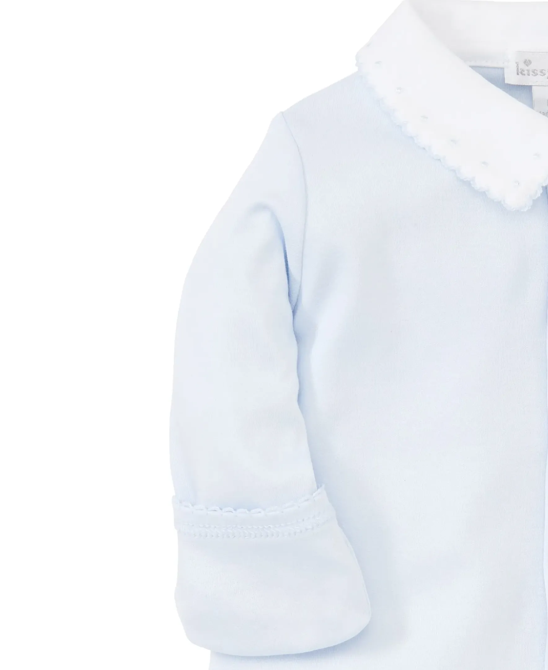 Kissy Kissy Blue Kissy New Beginnings Footie w/Collar> Footies|Classic Collections