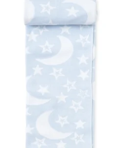 Kissy Kissy Blue Moon and Star Knit Novelty Blanket> Blankets|Classic Collections