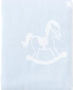 Kissy Kissy Blue Rocker Knit Novelty Blanket> Blankets|Classic Collections