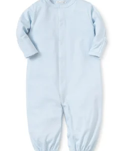 Kissy Kissy Blue/White New Kissy Dots Print Converter Gown> Convertible Gowns|White Basics