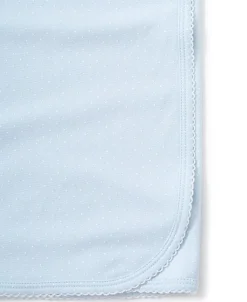 Kissy Kissy Blue/White New Kissy Dots Print Blanket><noscript><img width=