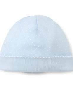 Kissy Kissy Blue/White New Kissy Dots Print Hat> Hats|White Basics