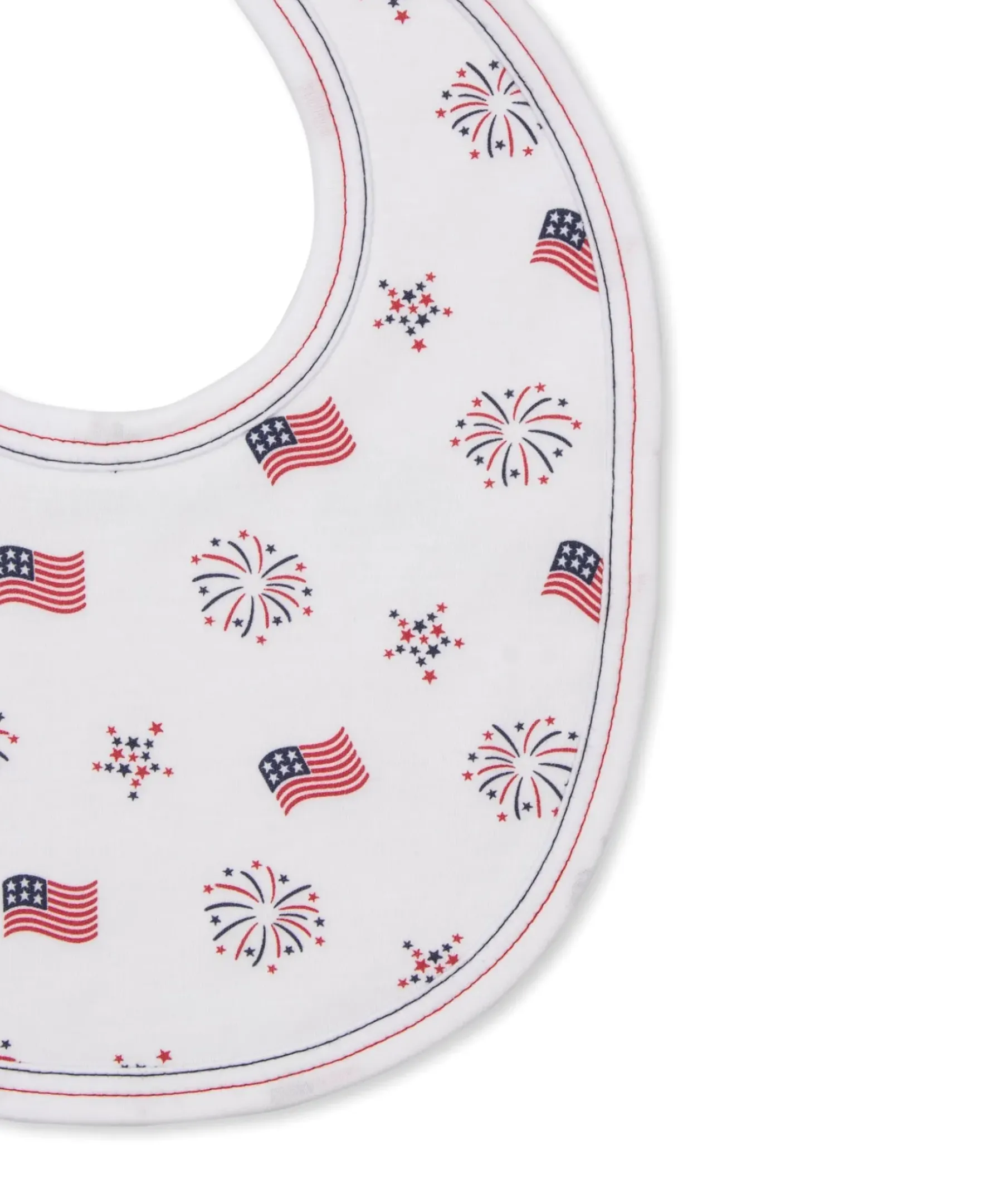 Kissy Kissy Bold Stripes & Bright Stars Bib> Bibs