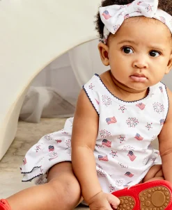 Kissy Kissy Bold Stripes & Bright Stars Bubble> Rompers|Dresses + Bubbles