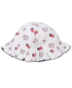 Kissy Kissy Bold Stripes & Bright Stars Floppy Hat> Hats