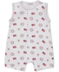 Kissy Kissy Bold Stripes & Bright Stars Sleeveless Playsuit> Playsuits|Rompers