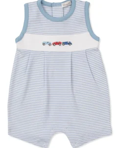 Kissy Kissy Car Central Stripe Sleeveless Playsuit> Playsuits|Rompers