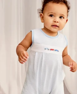Kissy Kissy Car Central Stripe Sleeveless Playsuit> Playsuits|Rompers