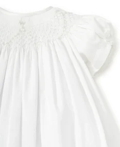 Kissy Kissy Caroline Christening Gown & Hat Set> Hats|Smocking + Hand Embroidery