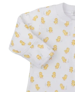 Kissy Kissy Cheery Chicks Zip Footie> Footies|Pajamas