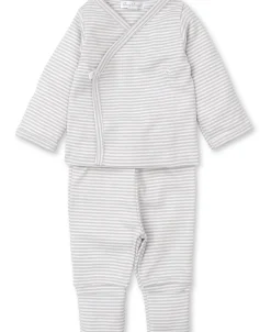 Kissy Kissy Classic Rib Stripe Footed Pant Set> Classic Collections