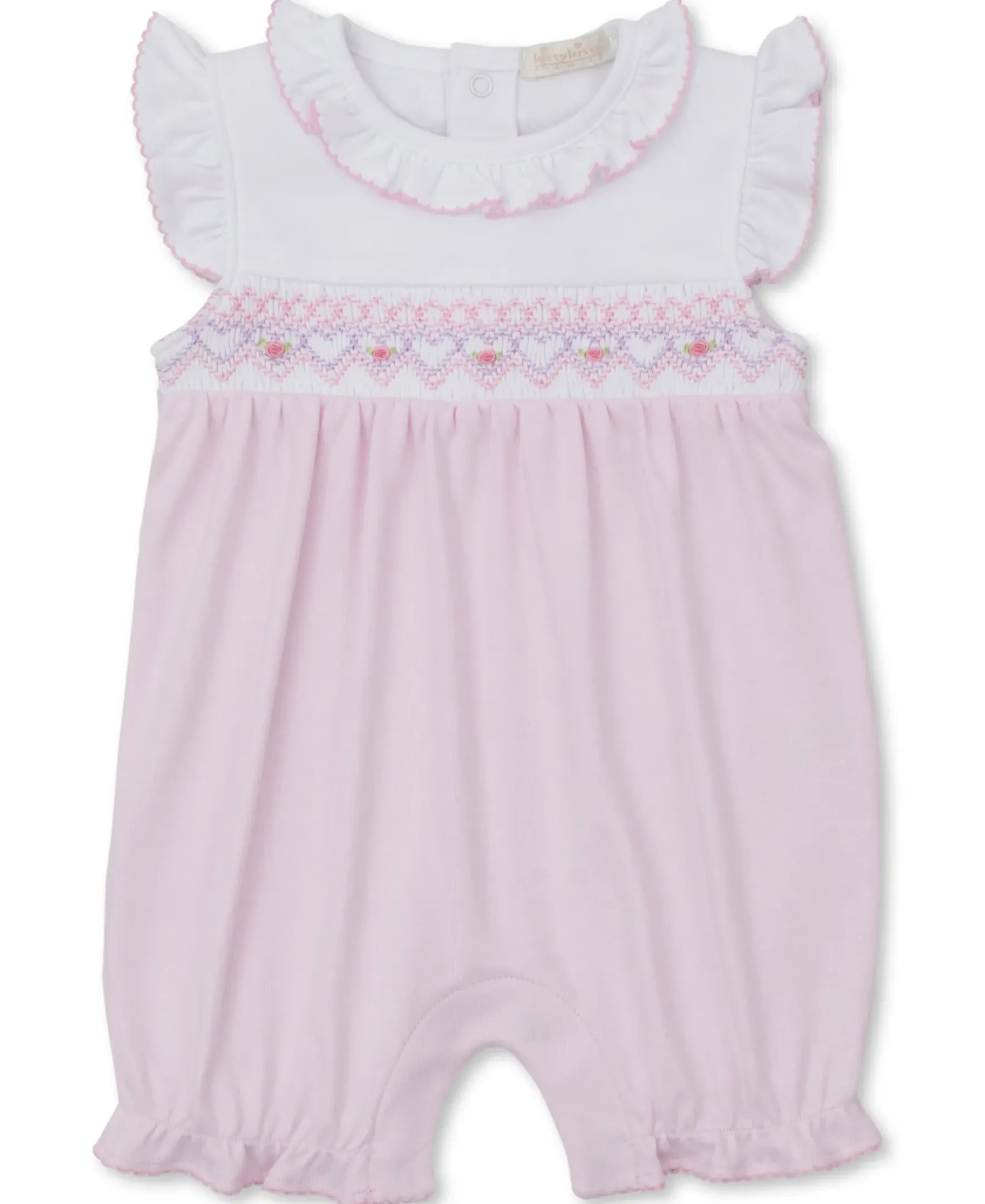 Kissy Kissy CLB Summer Bishop 25 Hand Smocked Short Playsuit> Playsuits|Rompers