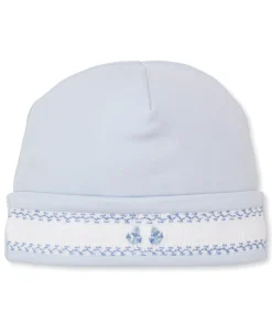 Kissy Kissy CLB Summer Medley 25 Blue Hand Smocked Hat> Hats|Smocking + Hand Embroidery