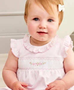 Kissy Kissy CLB Summer Medley 25 Hand Smocked Dress Set> Dresses + Bubbles|Smocking + Hand Embroidery