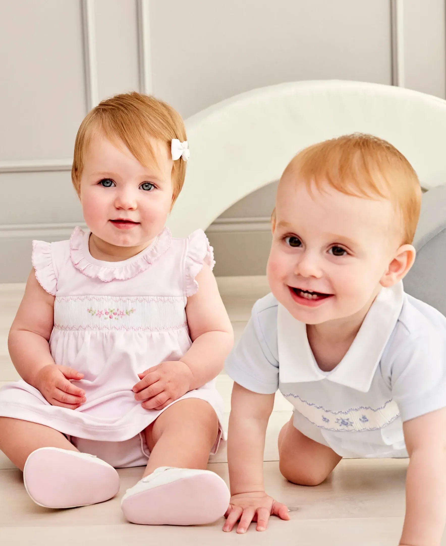 Kissy Kissy CLB Summer Medley 25 Hand Smocked Dress Set> Dresses + Bubbles|Smocking + Hand Embroidery