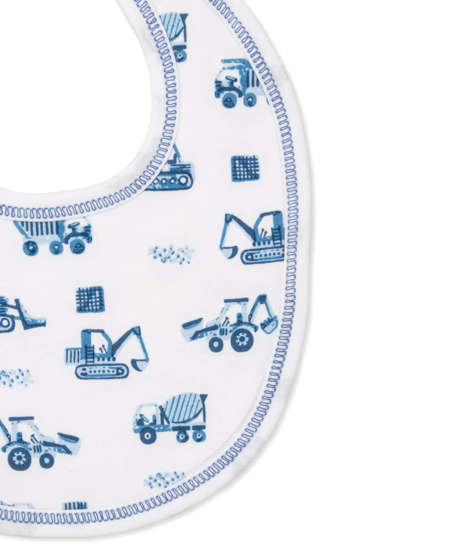 Kissy Kissy Construction Trucks Bib> Bibs