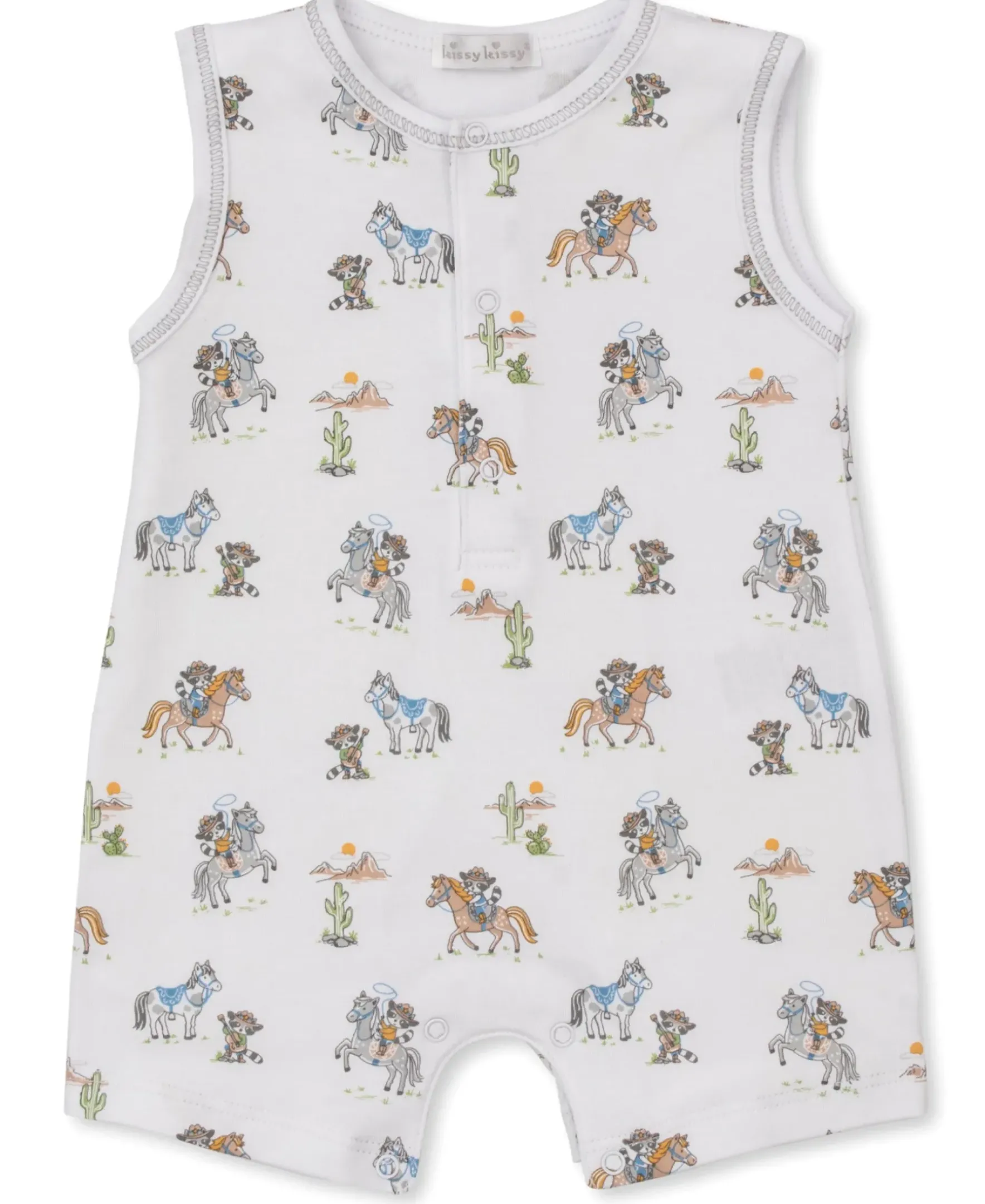 Kissy Kissy Cowpokes Roundup Sleeveless Playsuit> Playsuits|Rompers
