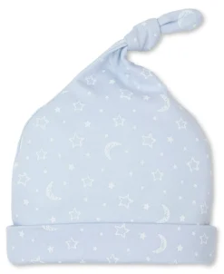 Kissy Kissy Crescent Moon Knotted Hat> Hats|Smocking + Hand Embroidery