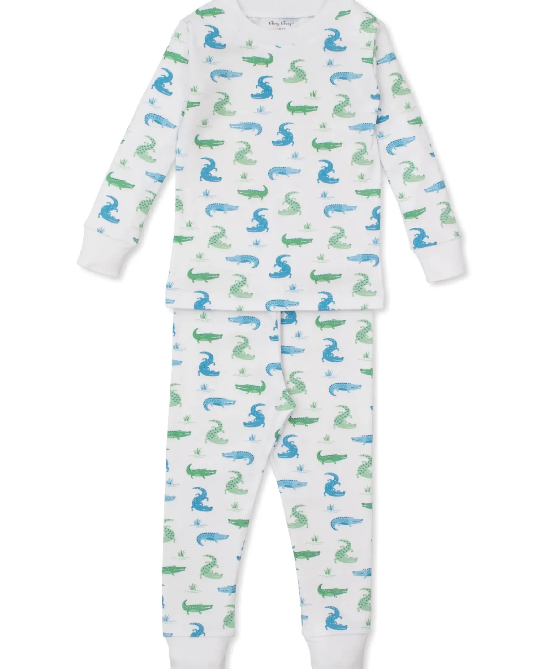 Kissy Kissy Cruising Crocodiles Pajama Set> Pajamas