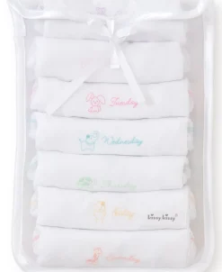 Kissy Kissy Days of the Week Girls Bodysuit Set> Bodysuits|Multipacks + Sets