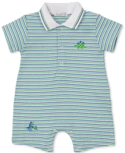 Kissy Kissy Dino District Short Stripe Playsuit> Playsuits