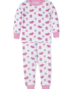 Kissy Kissy Doughnut Pups Toddler Pajama Set>Kids Pajamas|Pajamas