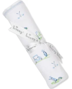 Kissy Kissy Fairway Foursome Blue Blanket> Blankets