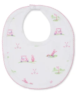 Kissy Kissy Fairway Foursome Pink Bib> Bibs