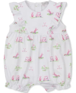 Kissy Kissy Fairway Foursome Pink Short Playsuit> Playsuits|Rompers