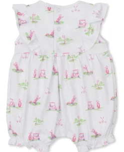 Kissy Kissy Fairway Foursome Pink Short Playsuit> Playsuits|Rompers