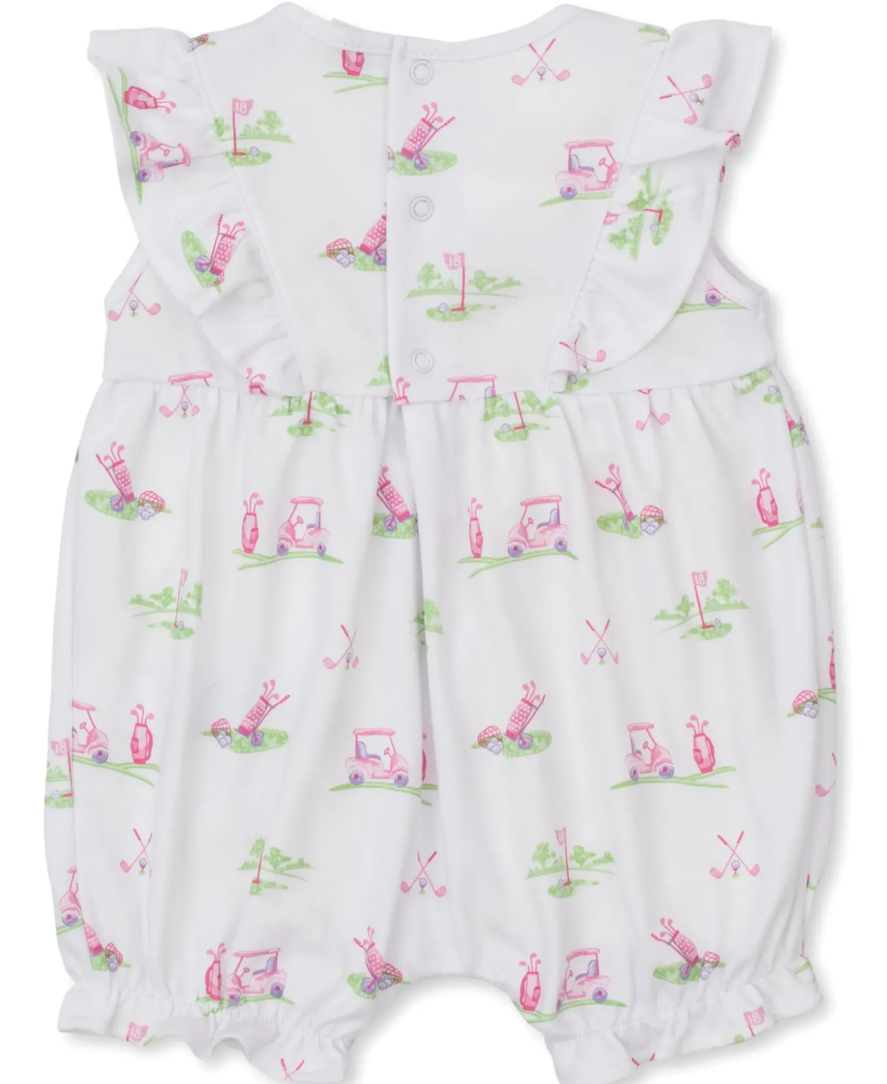 Kissy Kissy Fairway Foursome Pink Short Playsuit> Playsuits|Rompers
