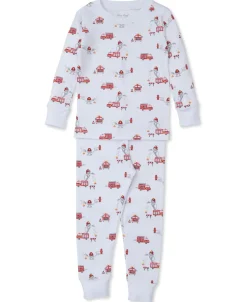 Kissy Kissy Firetruck Fun Kids Pajama Set>Kids Pajamas|Pajamas