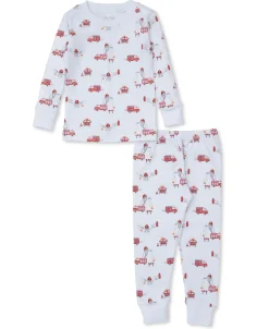Kissy Kissy Firetruck Fun Kids Pajama Set>Kids Pajamas|Pajamas