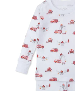 Kissy Kissy Firetruck Fun Kids Pajama Set><noscript><img width=
