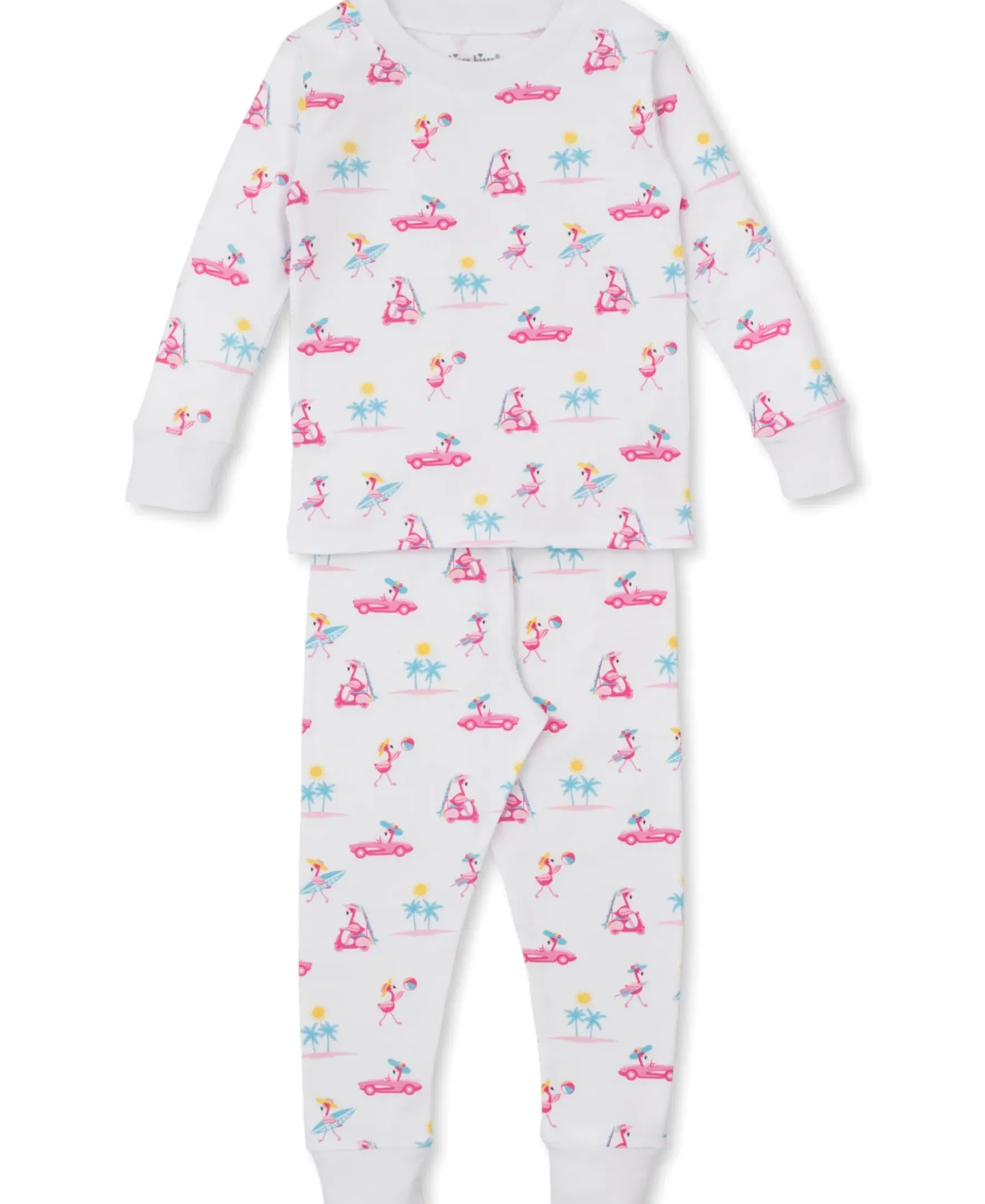 Kissy Kissy Flamingos Surfs Up Toddler Pajama Set>Kids Pajamas|Pajamas